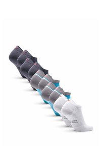 Danish Endurance LOW-CUT RUNNING 5 PACK - Calcetines de deporte - grey blue white