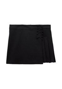 Pliceret nederdel /Nederdele med folder - black