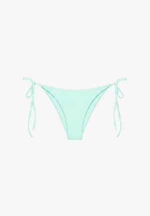 PULL&BEAR, BIKINI BOTTOMS WITH KNOTS - Spodný diel bikín - turquoise