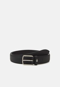 Lacoste CURVED STITCHED EDGES UNISEX - Ceinture - noir