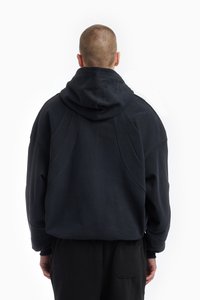 FAVELA CUTLINE FRONTZIP UNISEX - Mikina so zipsom - black