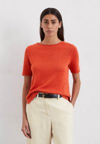 Marc O'Polo KURZARM  - T-shirt basic - burnt red