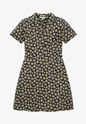 Skjortklänning - navy daisy flowers