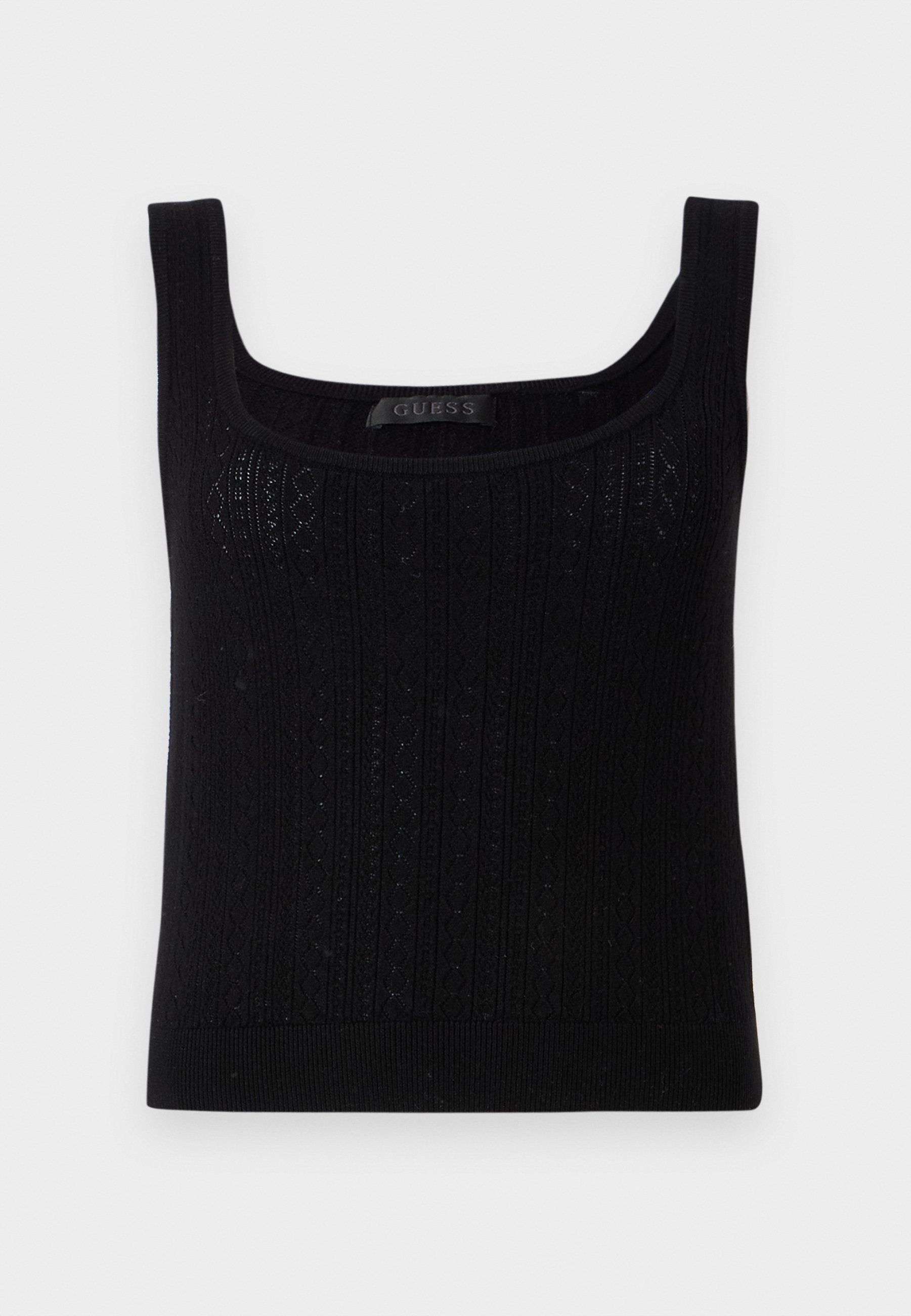 売れ筋商品|||ゲス Tシャツ レディース トップス LYLA TANK - Top - jet black Guess LYLA TANK - Top - jet black/nero - Zalando