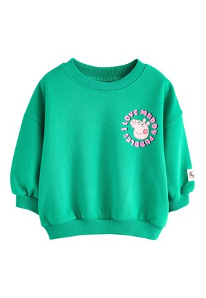 Next, REGULAR FIT PEPPA PIG CREW NECK - Trui - green