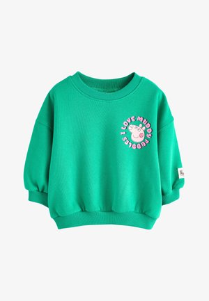 Next, REGULAR FIT PEPPA PIG CREW NECK - Trui - green