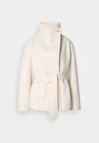 HIGH NECK SHORT JACKET - Casaco de verão - creme