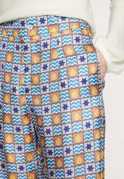 Lisou SALOME - Pantalon classique - sal-blupatwork