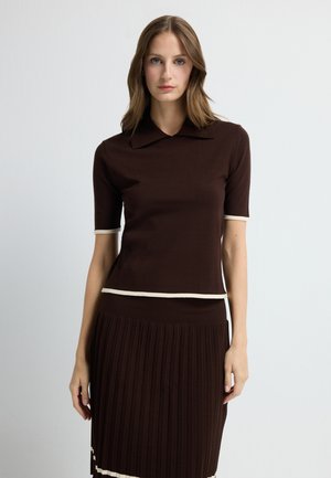 SWEATER  - Poloshirt - brown