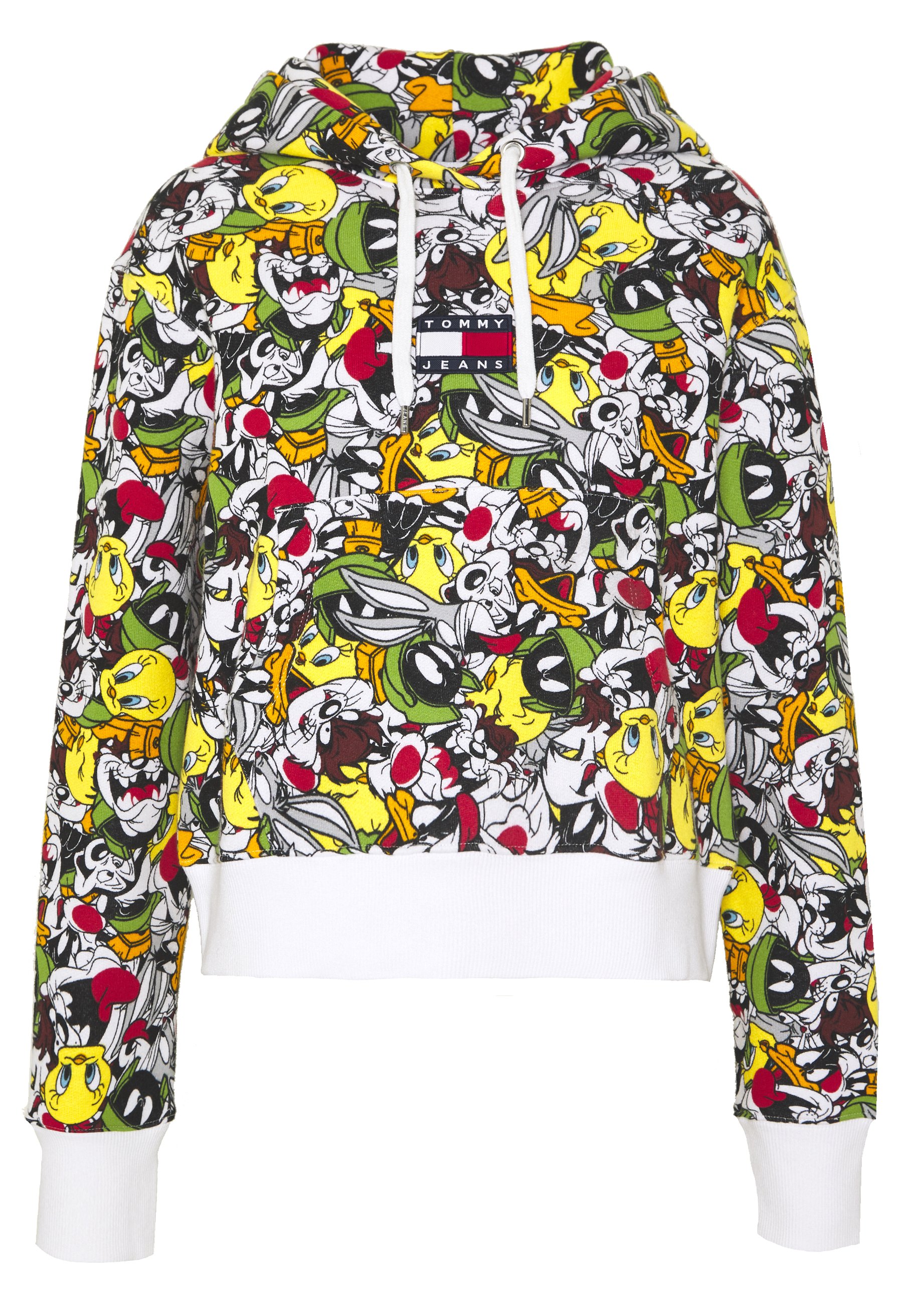 looney tunes cropped hoodie