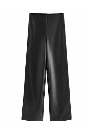 SMOOTHING WIDE PETITE - Nadrágok - black