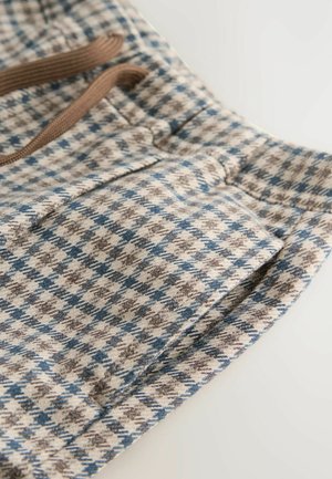 Next REGULAR FIT-PULL ON SMART - Trousers - neutral blue check
