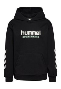 Hummel Felpa con cappuccio - black