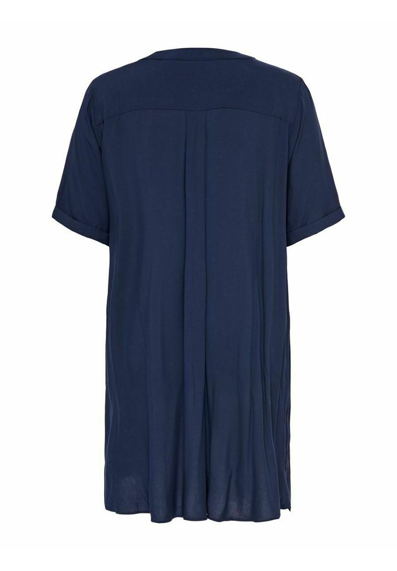 Damen Freizeitkleider | ONLY Carmakoma Blusenkleid dark blue, mottled royal blue/dunkelblau - GD42676 Damen Freizeitkleider | ONLY Carmakoma Blusenkleid dark blue, mottled royal blue/dunkelblau - GD42676