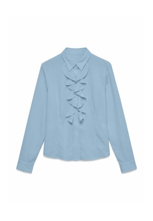 Vero Moda, SHIRT AWBIZZY SHIRT - Hemdbluse - cashmere blue