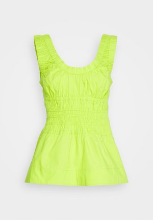 Proenza Schouler White Label GATHERED TANK - Blúz - green apple