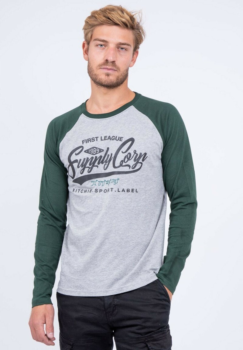 Ritchie Jeans COL ROND - T-shirt à manches longues - vert