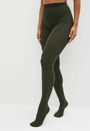 Next PATTERNED 1 PACK - Strumpfhose - khaki green