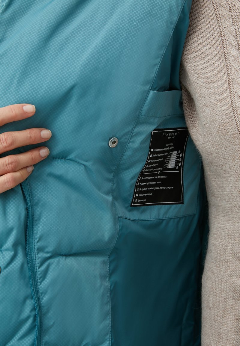 Damen Parkas | Finn Flare Wintermantel dark turquois/türkis - DD64616 Damen Parkas | Finn Flare Wintermantel dark turquois/türkis - DD64616