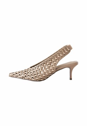 Next, REGULAR FIT - FOREVER COMFORT® WEAVE SLINGBACK HEELS - Decolleté - nude