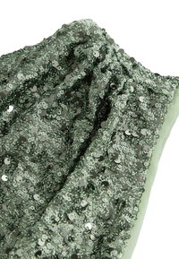 REGULAR FIT - DRAPE SEQUIN  - Bluse - green