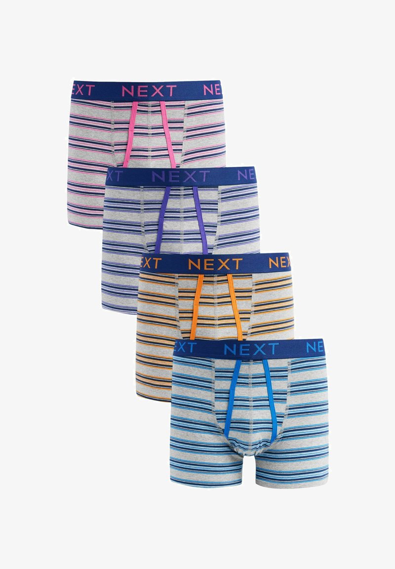 Next 4 PACK - Calzoncillos - grey colour pop stripe