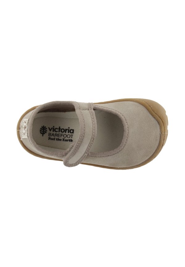 BOSCO BAREFOOT MARY JANE – Riemchenballerina – taupe