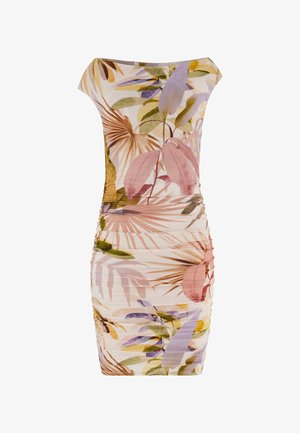 Guess, BEDRUCKTES MINI DRESS - Robe en jersey - blumenmuster