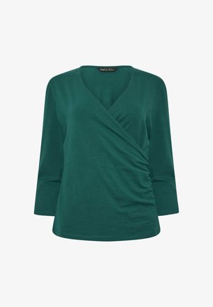 M&Co, WOMEN'S WRAP TOPS - Langarmshirt - teal