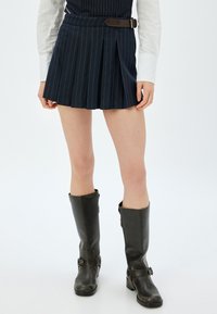 A-line skirt - dark blue