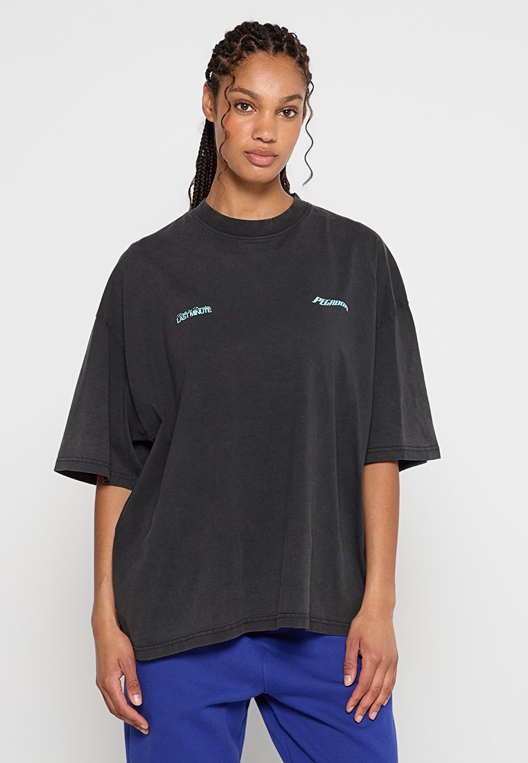 Pegador T-shirt print zwart