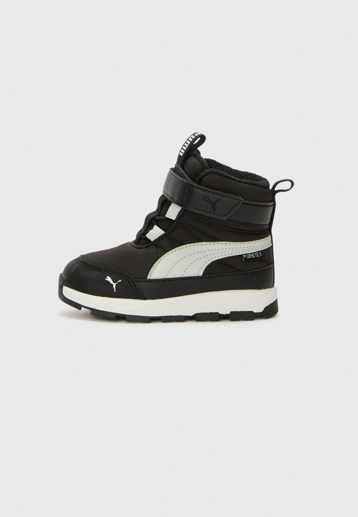 PUMA EVOLVE PURETEX UNISEX - Winter boots black/ash gray/puma white