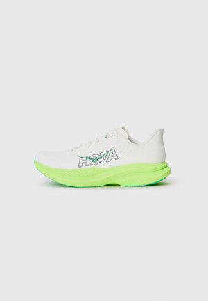 MACH 6 - Chaussures de running sur route - white/neon lime