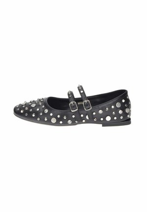 BELLA - Ballerine con cinturino - nero