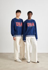 Tommy Jeans ARCHIVE GAMES TEAM USA CREW UNISEX - Sudadera - twilight indigo