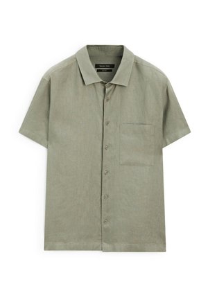 Massimo Dutti SHORT SLEEVE - Shirt - green