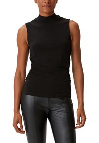 comma MIT RAFFUNG - Top - schwarz