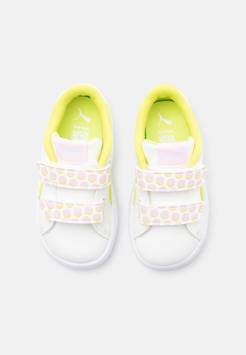 PUMA SMASH FUN UNISEX - Zapatillas - warm white/lux lime/pearl pink — foto 4