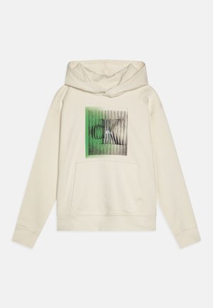 Calvin Klein Jeans, LARGE SHIFTED HOODIE - Felpa con cappuccio - turtledove