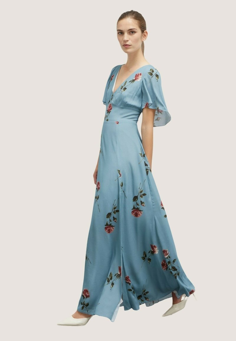 Motivi LUNGO FANTASIA FLOREALE Vestido largo azzurro/azul