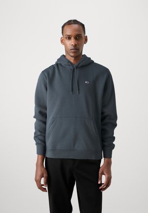 Tommy Jeans FLAG HOODIE - Hoodie - new charcoal