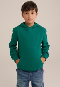 WE Fashion Jersey con capucha - green