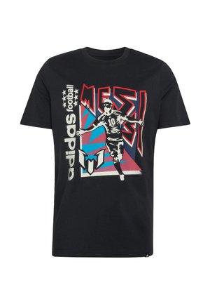 adidas Performance, ADIDAS PERFORMANCE MESSI FUN GRAPHIC T-SHIRT - T-shirt imprimé - black