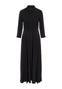 YASSAVANNA LONG SHIRT DRESS - Košilové šaty - black