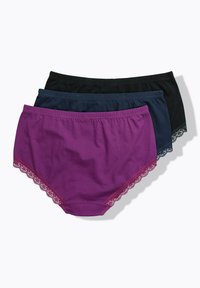 Ulla Popken 3 PACK COMFORT - Slip - light plum