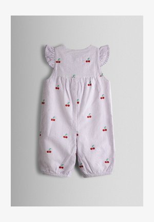 JoJo Maman Bébé, REGULAR FIT - BUTTON FRONT EMBROIDERED - Kezeslábas - purple