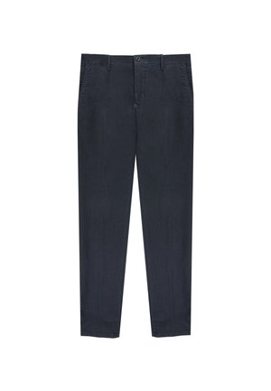 SLIM FIT  INCOTEX - Pantalones chinos - dark blue