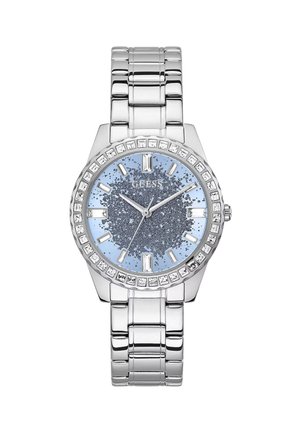 Laikrodis - silver glitterblue