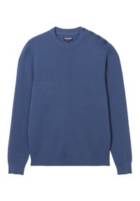 BONOBO Jeans LANGÄRMELIGER  MIT KNÖPFEN - Pullover - bleu gris
