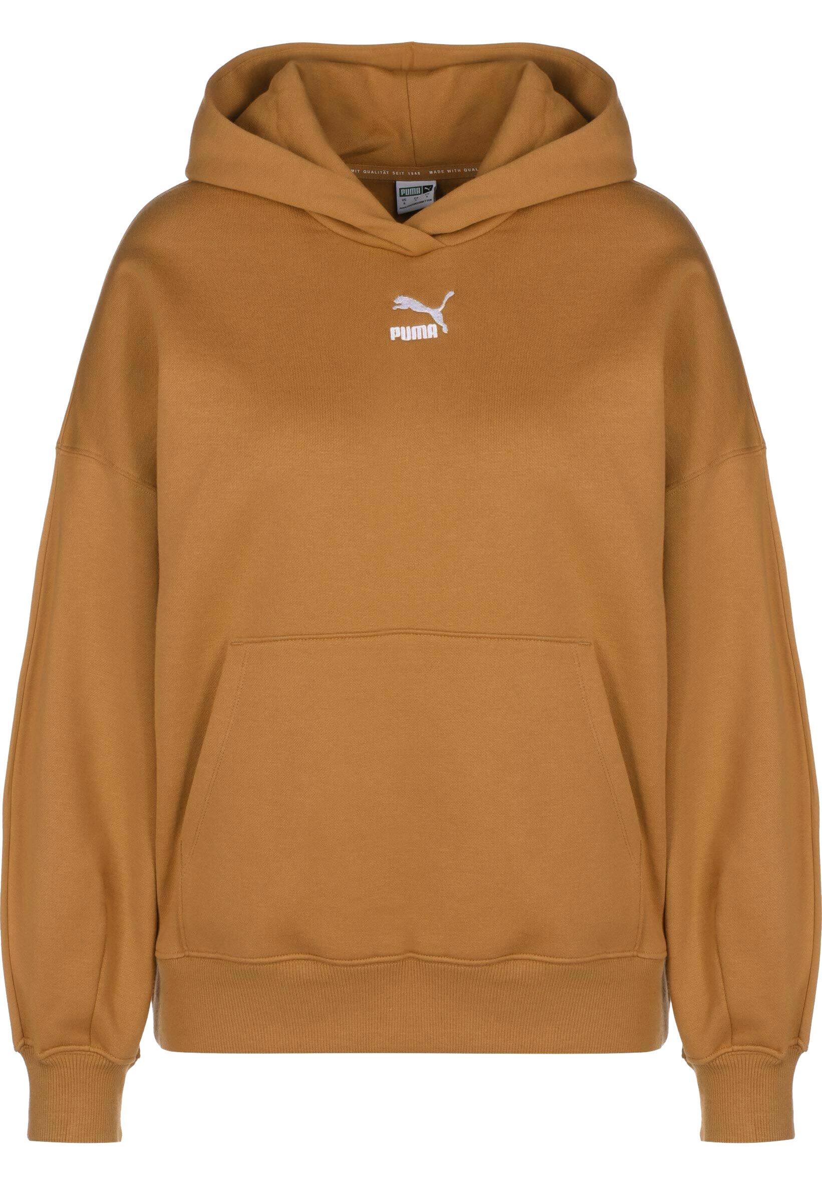 Puma CLASSICS OVERSIZED Sweat à capuche desert tan/marron